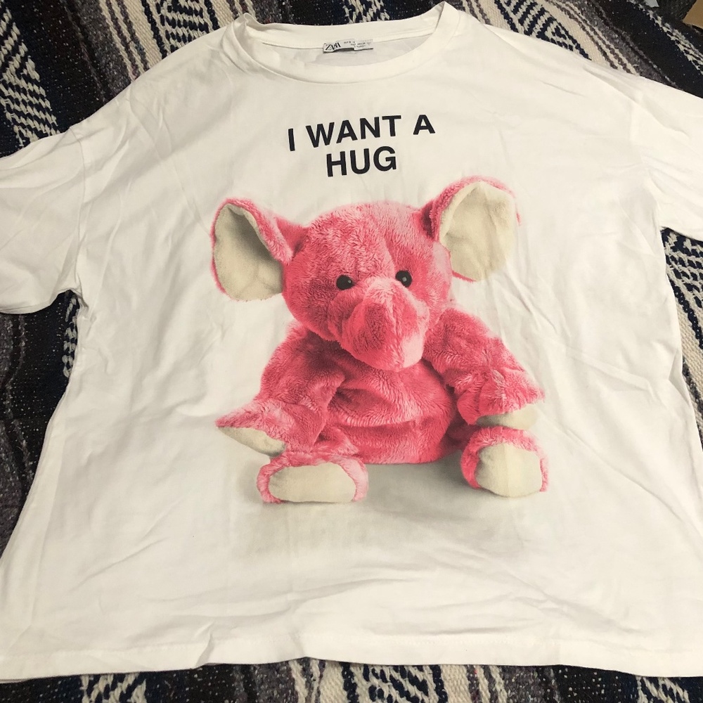 Zara Oversized Graphic Tee